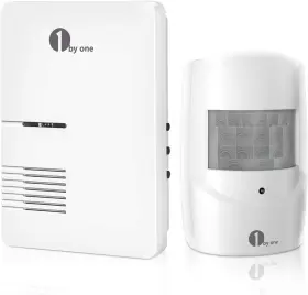 6-o00qh-0507 1 By One Driveway Alarm 36 Melodies 1000ft Range Motion Detector And Receiver