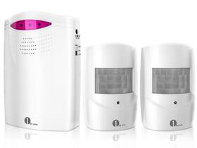 1byone 6-o00qh-0514 Wireless Motion Detector Alarm System Long Range Home Security Sensor 1000ft