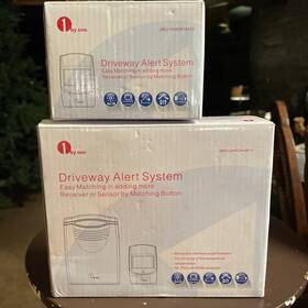 1byone O00qh-0513 1 By One Driveway Alert System In Box Motion Detector Used No Screws