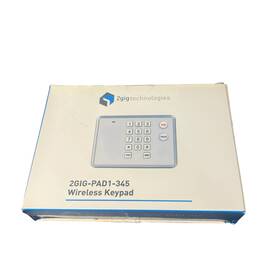 2 Gig Technologies Pad1-345 Gig-pad1-345 Wireless Keypad And 2gig-dw20r-345 Recessed Door Contact
