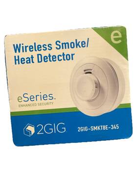 2gig Smkt8e345 Wireless Encrypted Smoke Heat Freeze Sensor-#smkt8e345