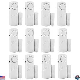 3m B07wck5zm6 Door Window Alarm System 12 Pcs Magnetic Sensor Anti-theft Home Security