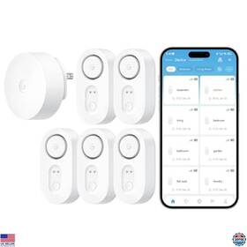 3m B0dqlfc3q6 Smart Water Leak Detector Wifi Sensor 1804ft Range 5-year Battery 5 Pack