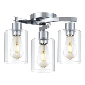 Aj9003p3ch 3wwwuee 3-light Semi Flush Mount Ceiling Light Modern Close To Chrome