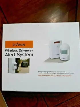 Pir-001 4vwin Driveway Motion Sensor Wireless Alert System 400ft 433mhz
