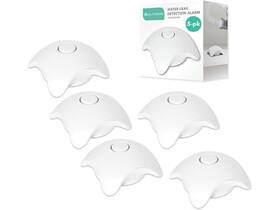 Absolute Living 850000999473 Water Leak Detector Alarm - 120db 5 Pack White
