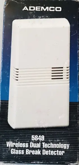 5849 Ademco Wireless Dual Technology Glass Break Detector - New