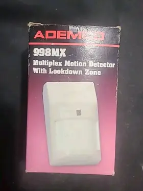 998mx Ademco Honeywell/ademco Motion Detector Nos 998mx Ademco Honeywell/ademco Motion Detector Nos