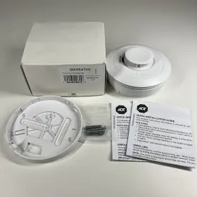 Adt 194160006153 New Wireless Heat Detector Sensor Alarm Sixheatva White With Mounting Plate Adt 194160006153 New Wireless Heat Detector Sensor Alarm Sixheatva White With Mounting Plate