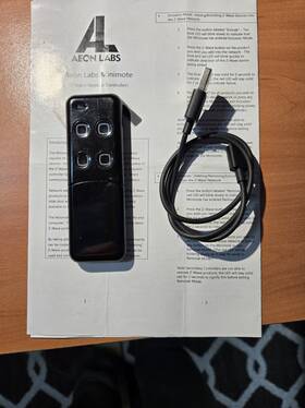 Aeon Dsa03202b Aeotec By Labs Zwus Z-wave Minimote Remote Control