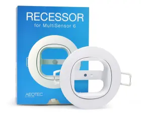 Aeotec 810667023355 Multisensor 6 Recessor. In-ceiling And In-wall Recessed Installation Accessory