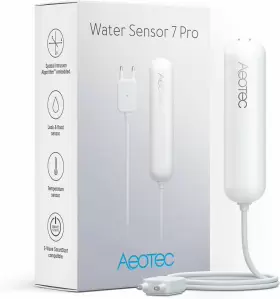 Zwa019 Aeotec Pro Version Zwave Water Sensor 7 With Flood White Zwa019 Aeotec Pro Version Zwave Water Sensor 7 With Flood White