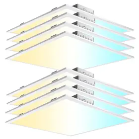 Aikvsxer 780854022273 2x2 Led Flat Panel Light 8 Pack - 40w Color Triac Dimming 8pack