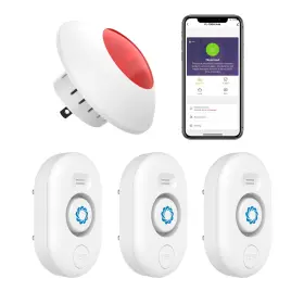 0-120db Airthereal 816621024857 Water Leak Detector 3-pack With Wifi Gateway Alarm Sensor