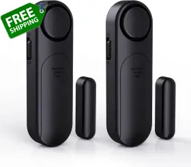 Akoyu 445029427415 Door Alarm When Opened 2 Pack 120db And Window Open Sensor For Home Secu
