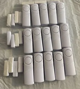 Jb-188 Albanny B2 Kit Security Door Window Alarm Lot Of 15 Sensors And Connectors