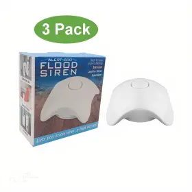 Aq-9877 Alert Pro 3 Pack Water Alarm Leak Detector Sensor With Sound New