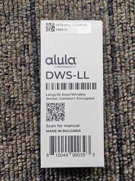 Alula 810044990393 Dws-ll Long Life Door/window Sensor Connect Encrypted