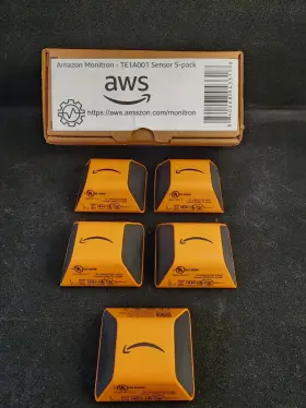 Te1a001 Amazon Monitron Sensor Box Of 5 Units - New Te1a001 Amazon Monitron Sensor Box Of 5 Units - New