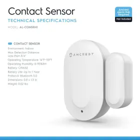 Al-consen1 Amcrest Consen1 Smarthome Door Window Sensor Wireless Magnetic Entry Alarm Al-consen1 Amcrest Consen1 Smarthome Door Window Sensor Wireless Magnetic Entry Alarm