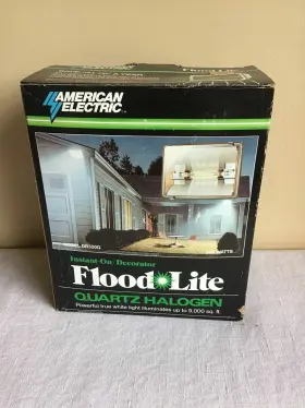 79661 American Electric Instant On Decorator Household Safety Flood Lite Halogen 79661 American Electric Instant On Decorator Household Safety Flood Lite Halogen