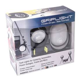Amertac Bl-grip3-cp Westek Griplight Motion Sensor Worklight 3-piece - New In Box