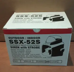 Ssx-52s Amseco Outdoor/indoor Siren With Strobe Ssx-52s Amseco Outdoor/indoor Siren With Strobe