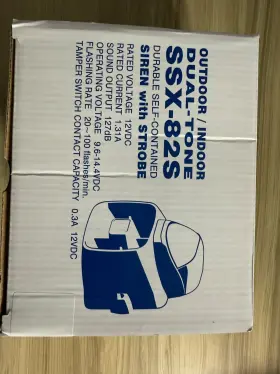 Ssx-82s Amseco Outdoor/indoor Siren With Strobe 127db Brand New