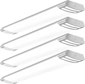 Al-wp6 Antlux 4ft Led Flush Mount Puff Lights 40w 4500lm Linear 4ft-40w 4000k