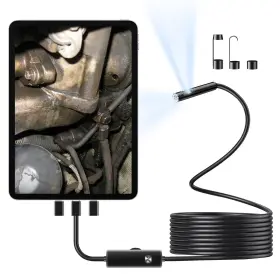 1920p Aojo 717018024309 Borescope Camera With Light Hd Ip67 Waterproof Dual Lens For Iphone An