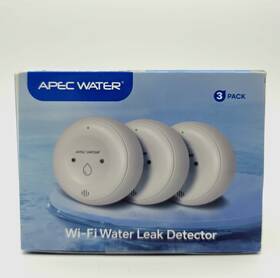 Apec 850013145966 Water Wifi Leak Detector 3 Pack App Connected Alerts With Sound Ip66