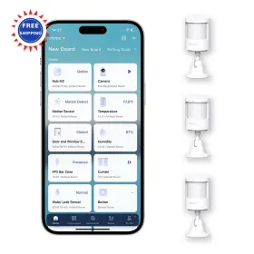250827 Aqara Zigbee Motion Sensor P1 3 Pack Smart Detector Alarm System Home 5-year