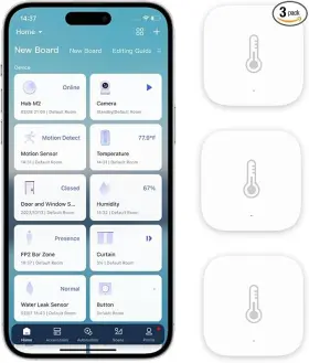 Tz-007 Aqara 3 Pack Temperature And Humidity Sensor Requires Hub