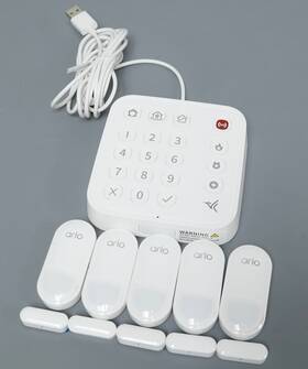 Arlo Ss1501 Home Security System With Wired Keypad Sensor Hub And Sensors
