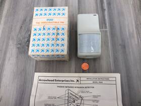 Arrowhead Enterprises Inc. Ir202 Vintage Rare Pir Security Detector 12vdc 40 X 40ft Usa