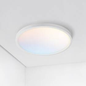 Asd A-mpr-9d18wh Led 9 Inch Round Flush Mount Ceiling Light 5cct 1pk White