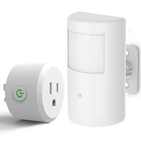 Asofty Asht100-us Motion Sensor Switch With Outlet Pir Wireless Plug Light