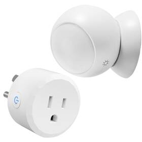 Asofty Asht190-us Wireless Pir Motion Sensor Switch With Outlet Adjustable Sensitivity Ip54