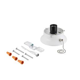 Aspen Creative 22101-03-1 Flush Mount 1 Light - 4 7/8 Inch Diameter Matte White