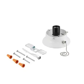 22101-03-1 Aspen Creative Flush Mount 1 Light - 4 7/8 Inch Diameter Matte White