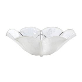Aspen Creative 52004 Ceiling 13 Inch Diameter X 5 Height White With Leaf
