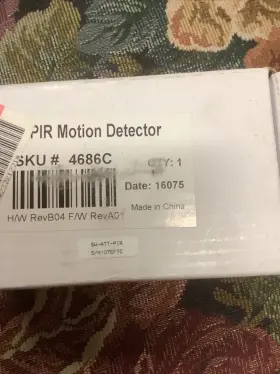 4686c At&t Pir Motion Detector Digital Life