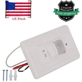 Autostorefocus 613781135061 New Auto On/off Sensor Switch Motion Infrared Occupancy Vacancy Wall Light Lamp