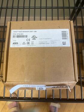 Axis 0734-001 F1025 Sensor Unit 12m Open Box
