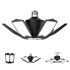 Gc150w-1p Aysemo Led Garage Light Bulb 15000lm - 360 150w-no Motion Sensor Black