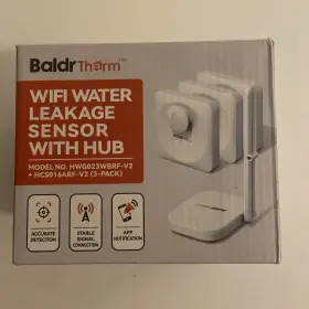 Hwg023wbrg-v2 Baldrtherm Hwg023wbrf-v2 3 Pack - Wifi Water Leakage Sensor With Hub Model