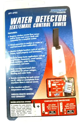Mo6913703 Barracuda Water Detector Text Email Control Tower Pump Alert Sensor Leak Probe Monitor-new