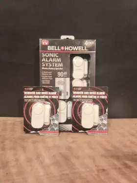Bell And Howell 629312040575 6 Window Alert Alarms -new Packages Bell And Howell 629312040575 6 Window Alert Alarms -new Packages