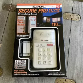 7788 Bell And Howell Secure Pro Keypad Alarm System Wireless Battery Operated New Emson 7788 Bell And Howell Secure Pro Keypad Alarm System Wireless Battery Operated New Emson