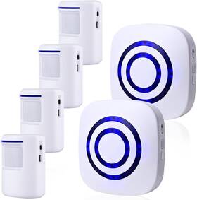 Bestoone Msa-42 Motion Sensor Alarm Long Range Wireless Driveway Indoor Home Security Sy